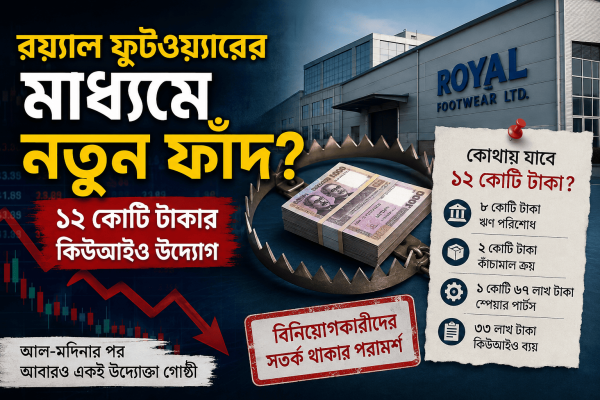 রয়্যাল ফুটওয়্যারের কিউআইও ঘিরে প্রশ্ন, আল-মদিনার অতীত পারফরম্যান্সে বাড়ছে সংশয়